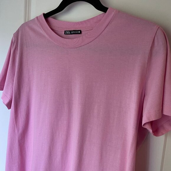Zara Tops - Zara XL Bubblegum Pink Boxy Tee Women's Size XL
